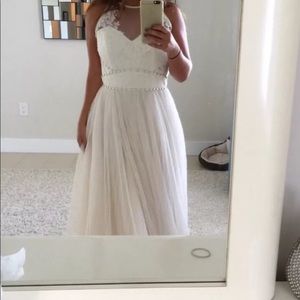Hayley Paige Megan 6500 Tulle Wedding Dress Size 8